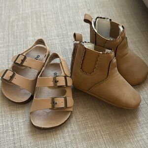 Baby girl shoes 3-6 months sandals and booties